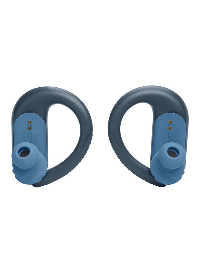 JBL Endurance Peak 3 Dust Water Proof Tws Active Earbuds Pure Bass Sound 50H Battery IP68 Dust And Water Proof Ambient Aware And Talk Thru Blue - Image 4