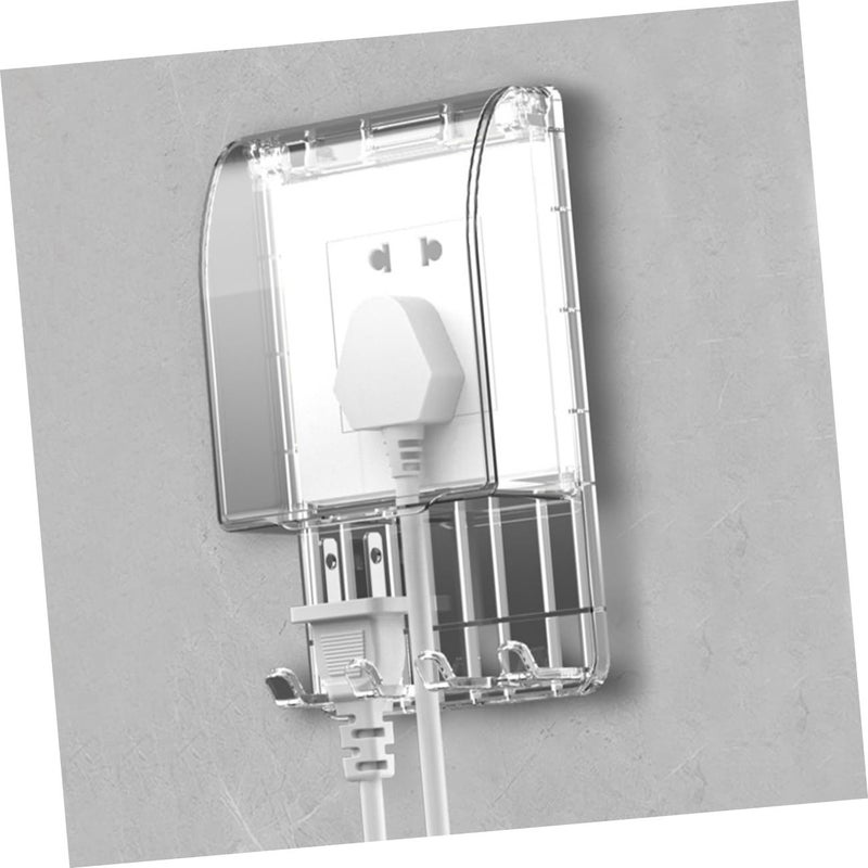 Transparent Waterproof Electrical Outlet Cover Adhesive Backing Safety Protector 16 30X9 90X4 20CM - Image 5