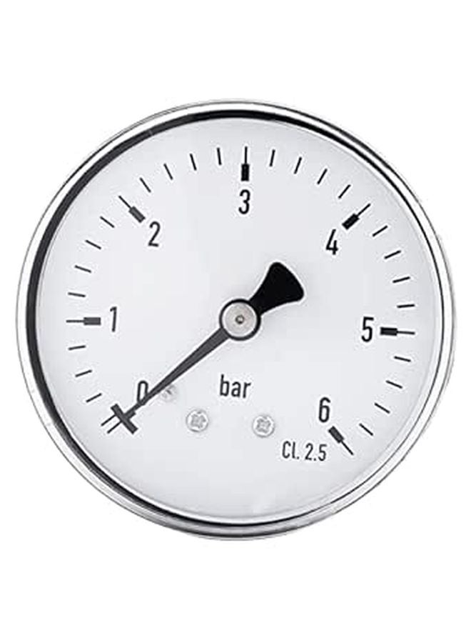 Mini High Precision Pressure Gauge 2 3 Inch Dial 0 6 Bar Range 1 4 NPT Thread Back Mount TS 60 Model - Image 1