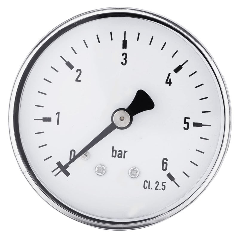 Mini High Precision Pressure Gauge 2 3 Inch Dial 0 6 Bar Range 1 4 NPT Thread Back Mount TS 60 Model - Image 2