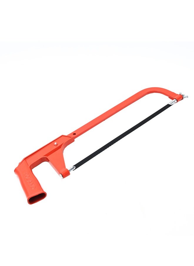 Hacksaw Frame with Steel Handle - 12inch 480g - Lightweight, Ergonomic Design for Comfortable Cutting of Wood and Metal - Heavy-Duty Hand Saw for DIY, Home Improvement, and Professional Use