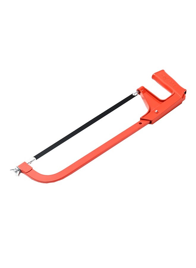 Hacksaw Frame with Steel Handle - 12inch 480g - Lightweight, Ergonomic Design for Comfortable Cutting of Wood and Metal - Heavy-Duty Hand Saw for DIY, Home Improvement, and Professional Use
