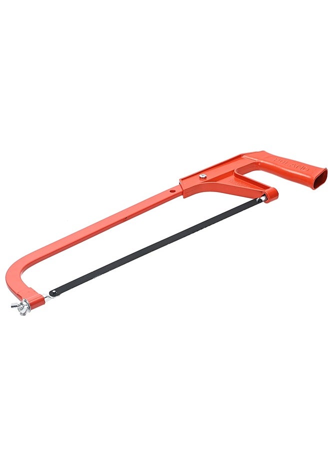 Hacksaw Frame with Steel Handle - 12inch 480g - Lightweight, Ergonomic Design for Comfortable Cutting of Wood and Metal - Heavy-Duty Hand Saw for DIY, Home Improvement, and Professional Use