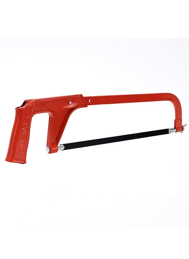 Hacksaw Frame with Steel Handle - 12inch 480g - Lightweight, Ergonomic Design for Comfortable Cutting of Wood and Metal - Heavy-Duty Hand Saw for DIY, Home Improvement, and Professional Use
