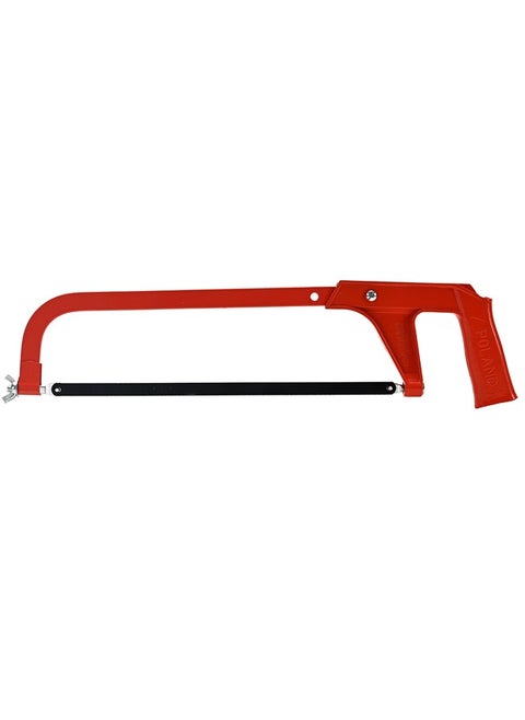 Hacksaw Frame with Steel Handle - 12inch 480g - Lightweight, Ergonomic Design for Comfortable Cutting of Wood and Metal - Heavy-Duty Hand Saw for DIY, Home Improvement, and Professional Use