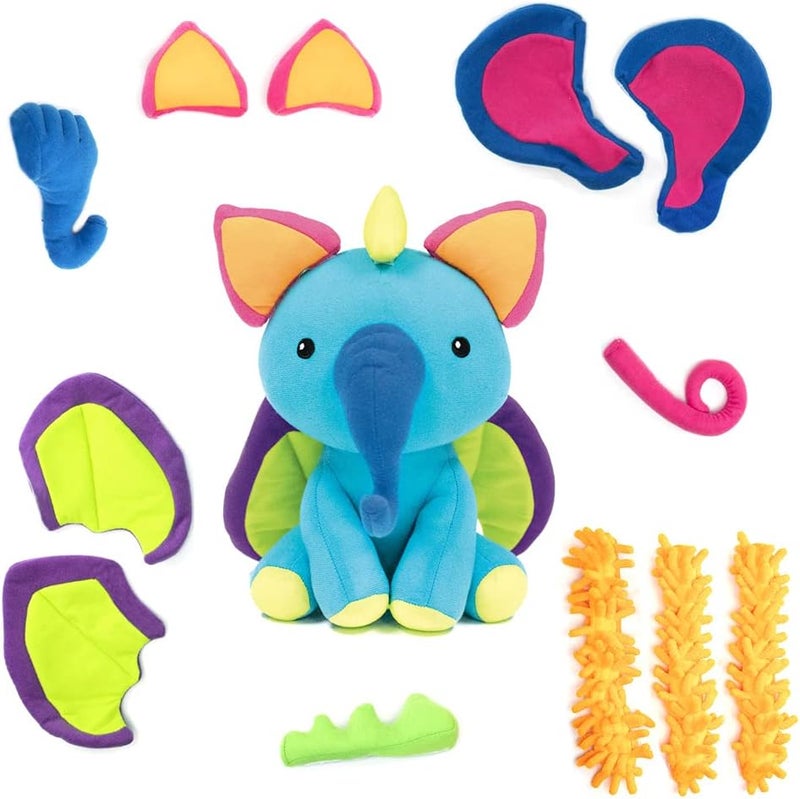Educational Insights Learning Resources Mixaroo Plush Stuffed Animal for Social & Emotional Learning - 12 Pieces, Ages 2+ - Image 2