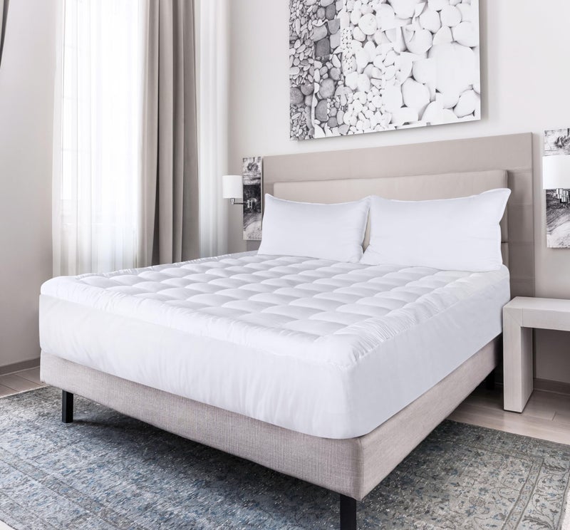 Utopia Bedding Twin XL Mattress Pad, Quilted Fitted Premium Mattress Protector, Deep Pocket Cover Stretches up to 16 Inches, Fluffy Pillow Topper (39x80 Inches, White) - Image 4