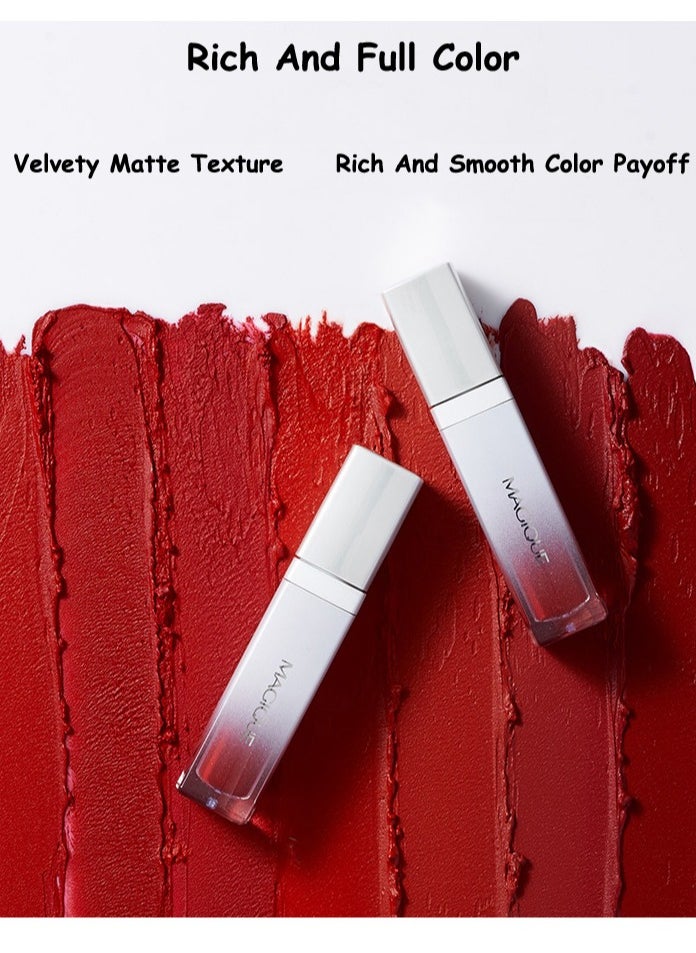 Magique - Water Proof Velvet Christmas Brillo de Labios Velvet Matte Lip Glaze Makeup Lip Gloss - Image 1