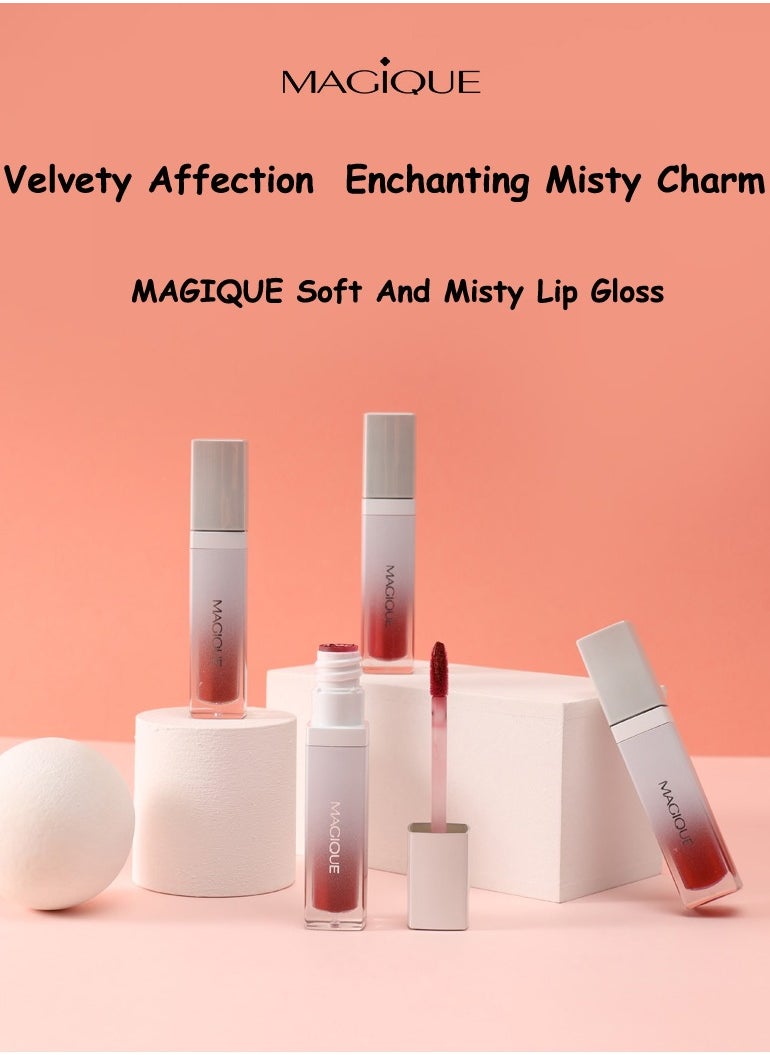 Magique - Water Proof Velvet Christmas Brillo de Labios Velvet Matte Lip Glaze Makeup Lip Gloss - Image 1