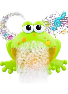 ORiTi Frog Bubble Maker for Bath, Foam Blower Bubbling Making Machine, Nursery Rhyme Musical Bathtub Toy  - Image 5