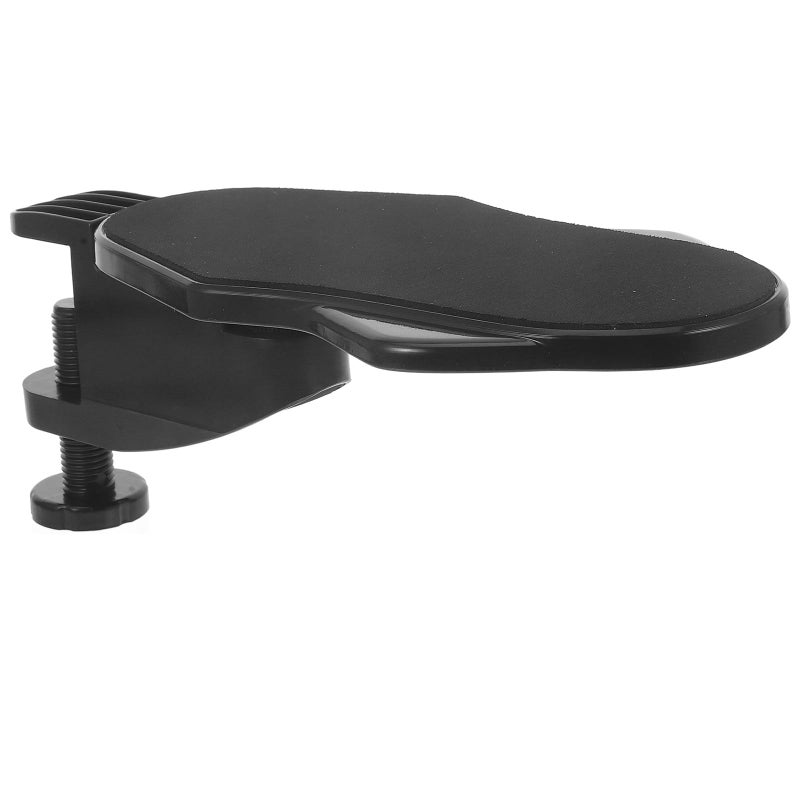 Ergonomic Clip On Arm Rest Wrist Support Pad Adjustable Desk Extender For Keyboard - Image 2