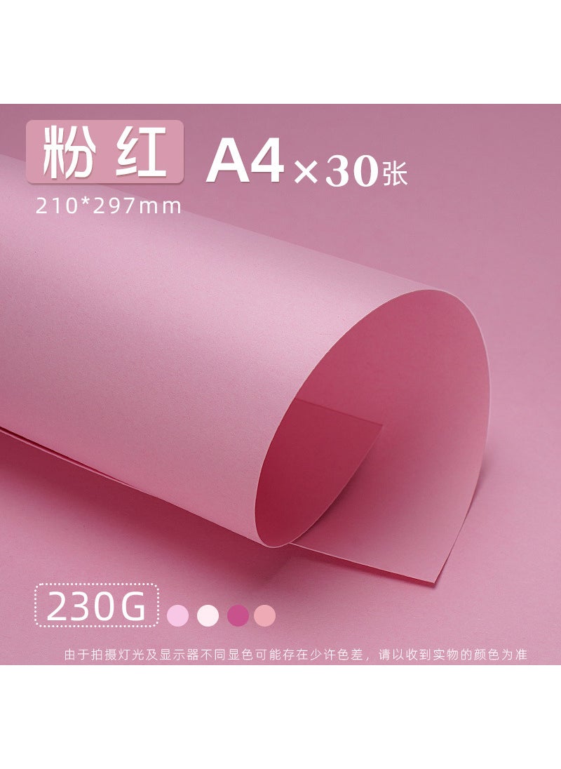 Generic Pastel Pink Craft Cardstock A4/A3/4K Pink A4/30 sheets 