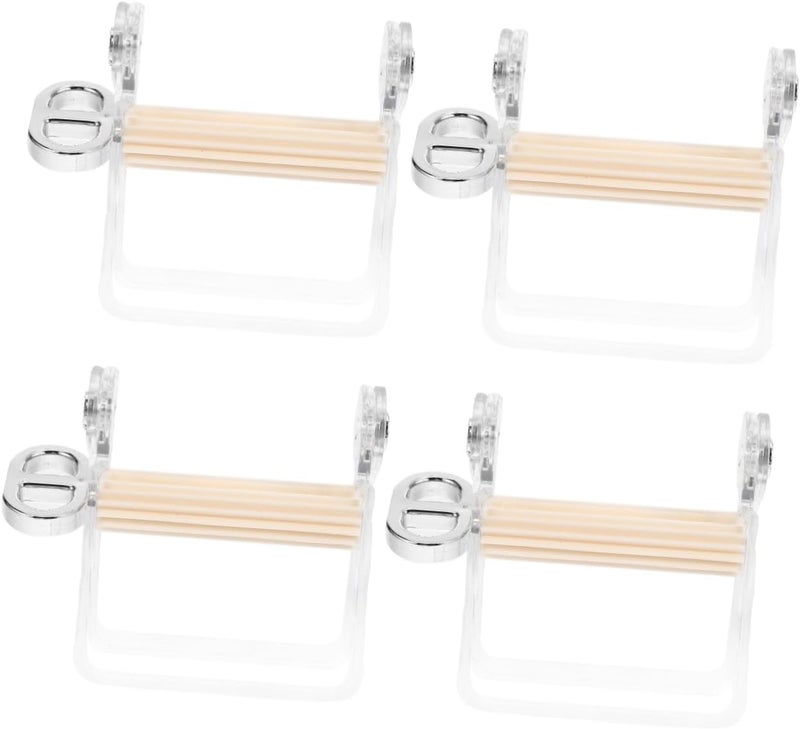 4PCS Manual Toothpaste Squeezer Tool Efficient Tube Dispenser Compact Pet Design Easy Use Store - Image 1