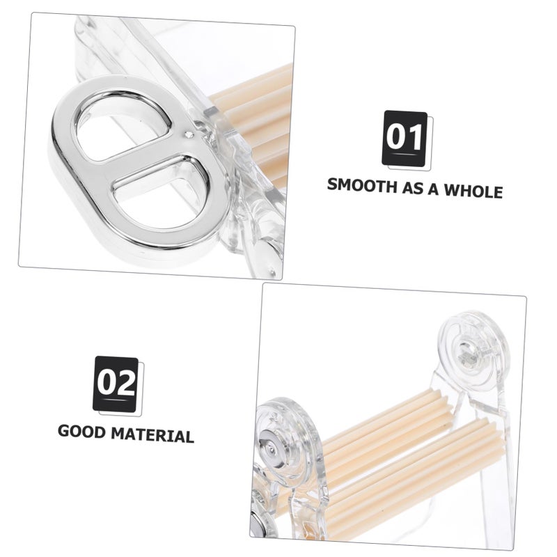 4PCS Manual Toothpaste Squeezer Tool Efficient Tube Dispenser Compact Pet Design Easy Use Store - Image 3