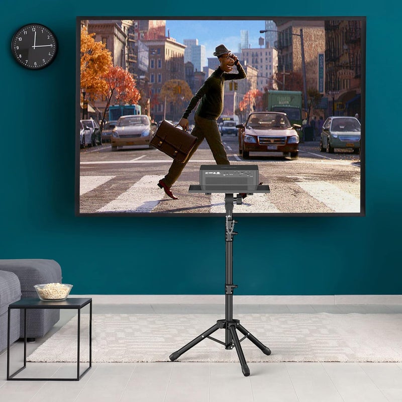 Facilife 63" Tall Projector Stand Tripod,Laptop Tripod Projector Stand Adjustable Height 22 to 63 Inches, Projector Tripod Stand, Tripod for Porjector, Projector Stand for Outdoor Movies - Image 2