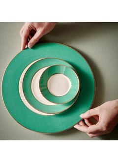 Pip Studio Chique Green Porcelain Breakfast Plate 23 cm  - Image 2