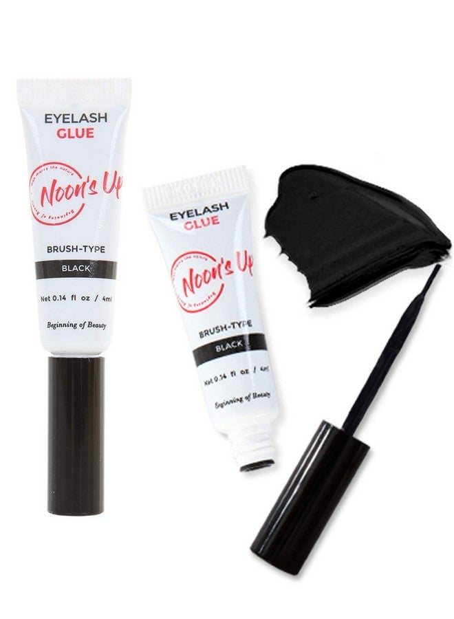 NOON'S UP Eyelash Glue (Black)Super Strong Hold Eyelash Adhesive Waterproof Eyelash Glue Hypoallergenic Lash Glue For Sensitive Eyes Black Eyelash Glue That Blends Naturally (0.14 Fl. Oz.) - Image 1
