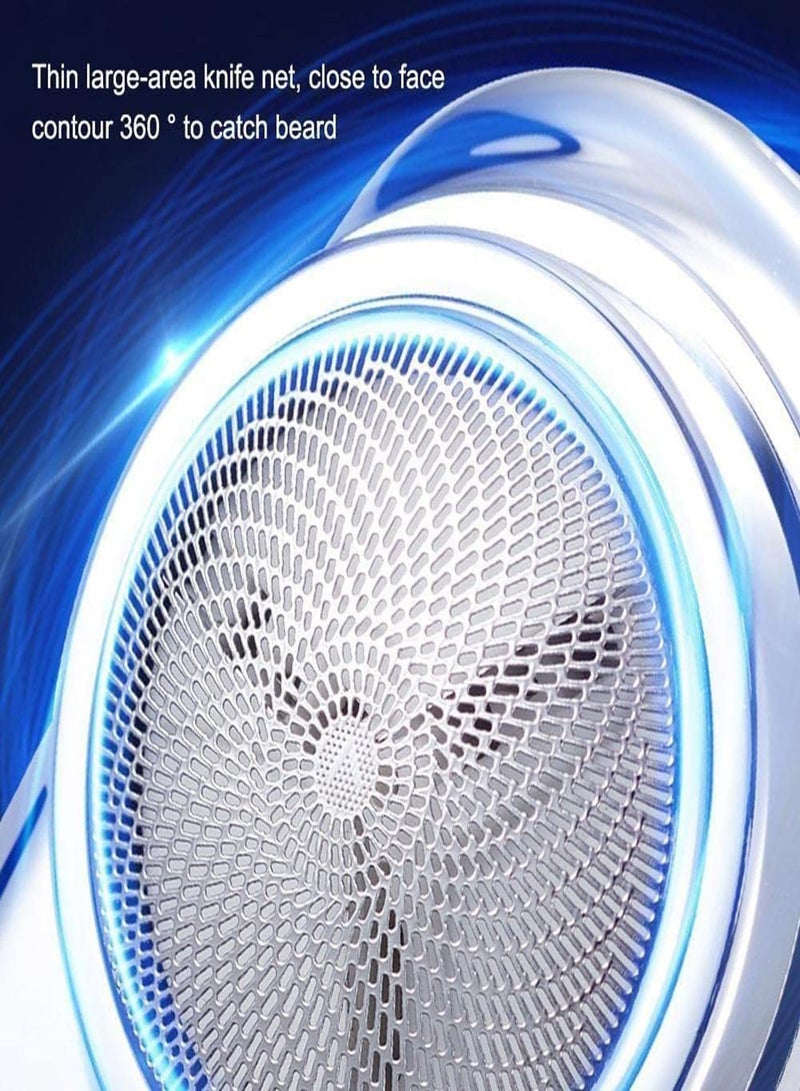 SYOSI Mini Shaver Portable Electric Shaver, Pocket Portable Electric Shave,USB Mini Shaver,Rechargeable Travel Razors for Men Electric Shaver for Shaving Face (Silver) - Image 5