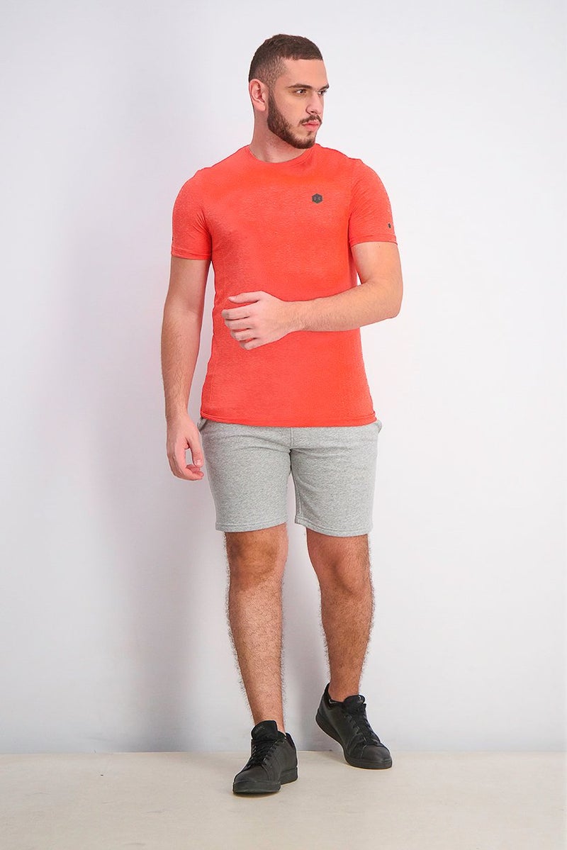 UNDER ARMOUR Men Seamless Short Sleeve T-shirt, Red - Image 2