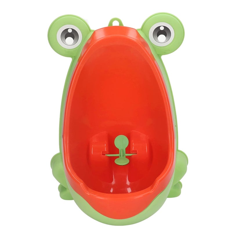 Children Urinal, Palstic Aimming Target Wall Mounted Effective Easy to Install Potty Training Urinal Animal Shape Sturdy for Washroom for Boys (Yellow) - Image 1