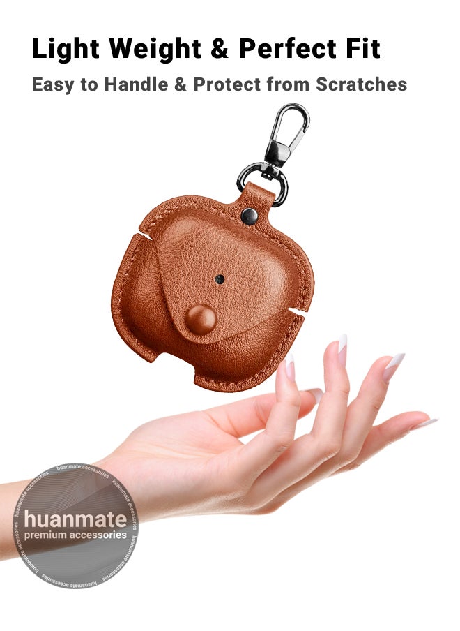 huanmate - Apple AirPods 4 Shockproof Protection Case Cover - Brown - Lightweight, Stylish Design, Accurate Cut-outs - Easy to Install & Remove - Durable Shield for Your Apple AirPods 4 - Image 1