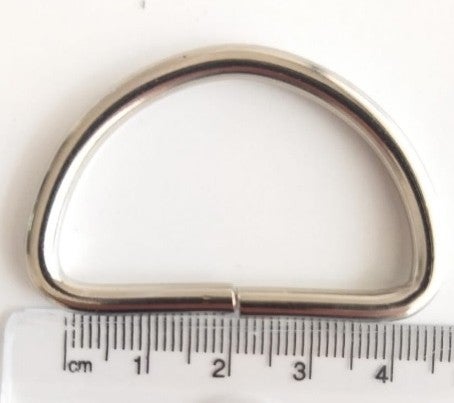 Angel Çanta Aksesuar Angel Bag Accessory D Ring 4 Cm Silver