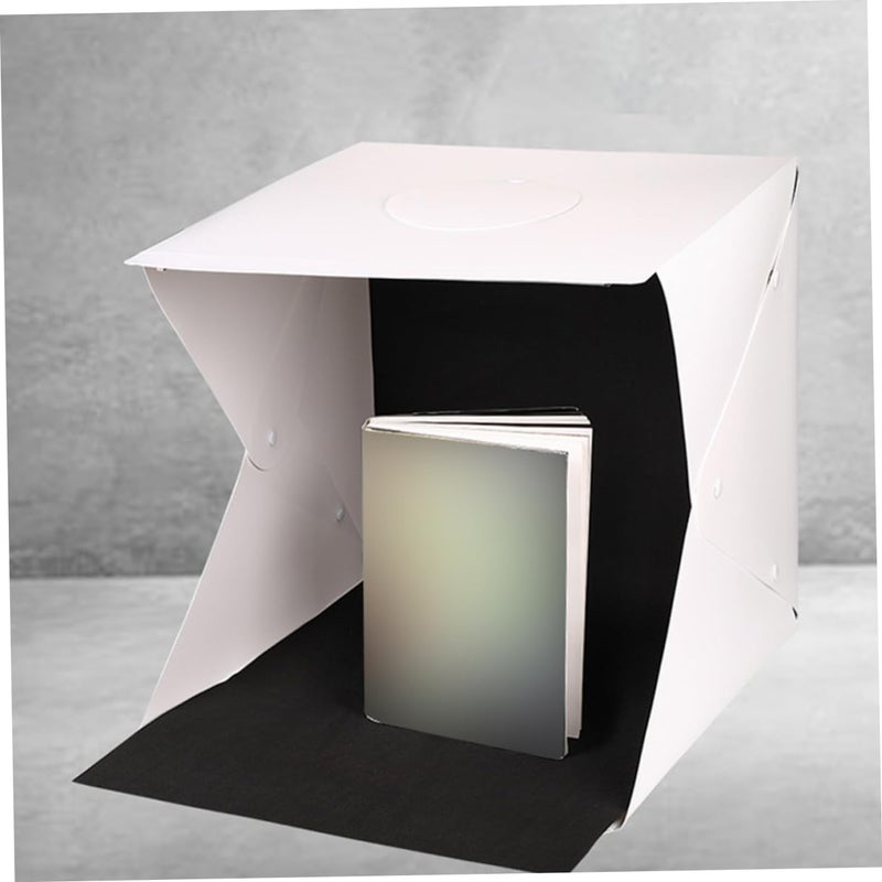 VILLCASE 30 سم صندوق تصوير محمول قابل للطي مع إضاءة LED لتصوير المنتجات - Image 5