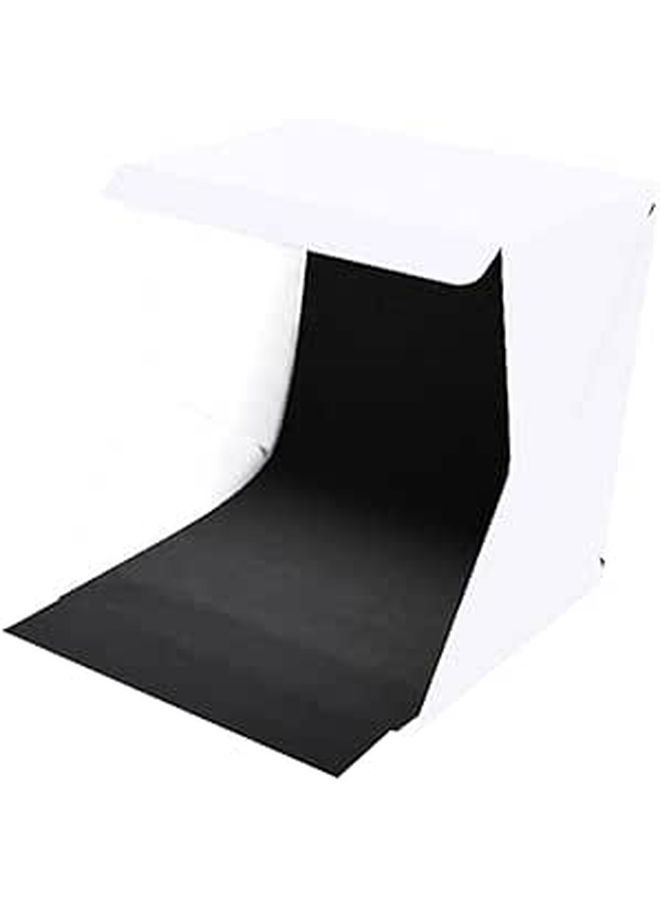 VILLCASE 30 سم صندوق تصوير محمول قابل للطي مع إضاءة LED لتصوير المنتجات - Image 1