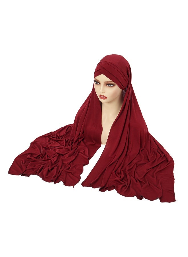 KUYING Womens Crossed Forehead Headscarf 