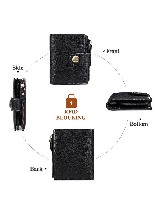 فالان ميول محفظة للنساء - جلد طبيعي، صغيرة الحجم، مزودة بتقنية حجب RFID، محفظة ثنائية الطي - Image 4