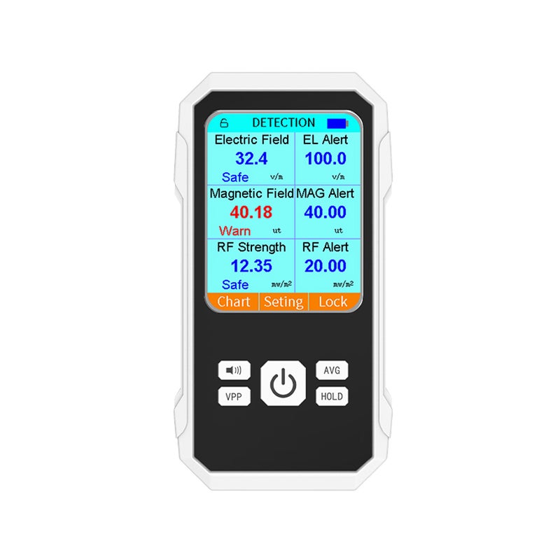 3in1 Multifunctional Electric Field Magnetic Field RF Radiation Detector Handheld Electromagnetic Radiation Tester EMF Meter Portable Radio Frequency Detect Meter - Image 1