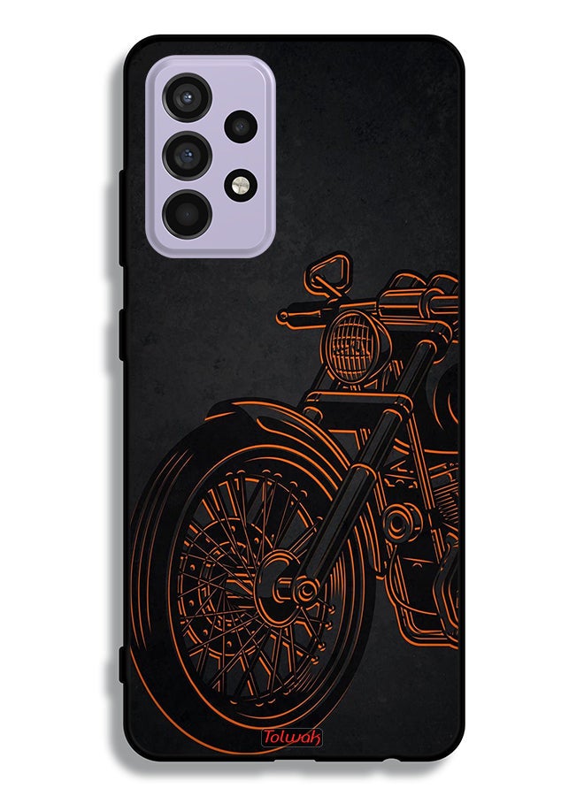 Tolwak Samsung Galaxy A52 5G Protective Case Cover Vintage Bike - Image 1
