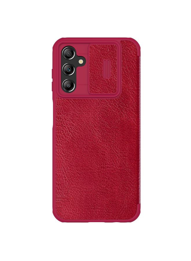 Nillkin Case For Samsung Galaxy A14 4G QIN Series Pro Sliding Camera Cover Design Leather Phone Case - Image 1