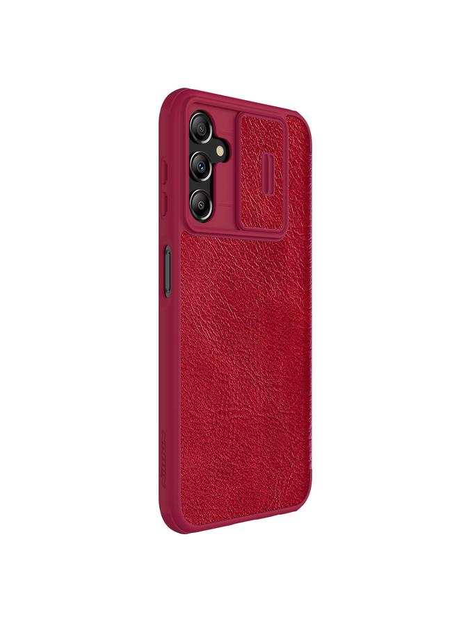Nillkin Case For Samsung Galaxy A14 4G QIN Series Pro Sliding Camera Cover Design Leather Phone Case - Image 3