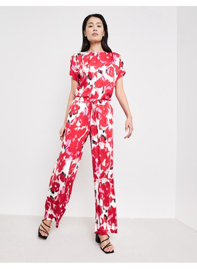 GERRY WEBER Palazzo trousers with a floral print  - Image 1