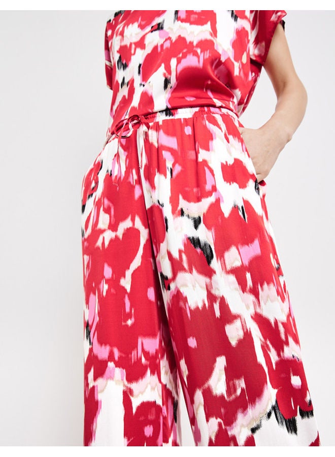 GERRY WEBER Palazzo trousers with a floral print  - Image 5