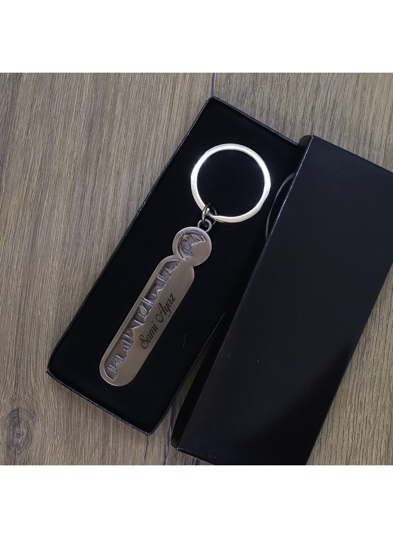 Ada Lazer Personalized Metal Istanbul Keychain  - Image 2