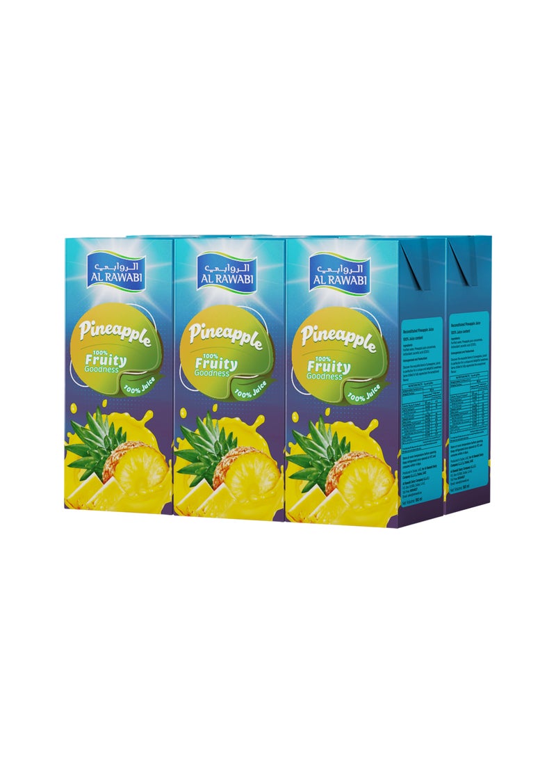 Buy Al Rawabi Pineapple Long Life Juice Pack Online 15 Minutes Instant Delivery Fastest Delivery in Dubai, Abu Dhabi, Sharjah and the UAE noon