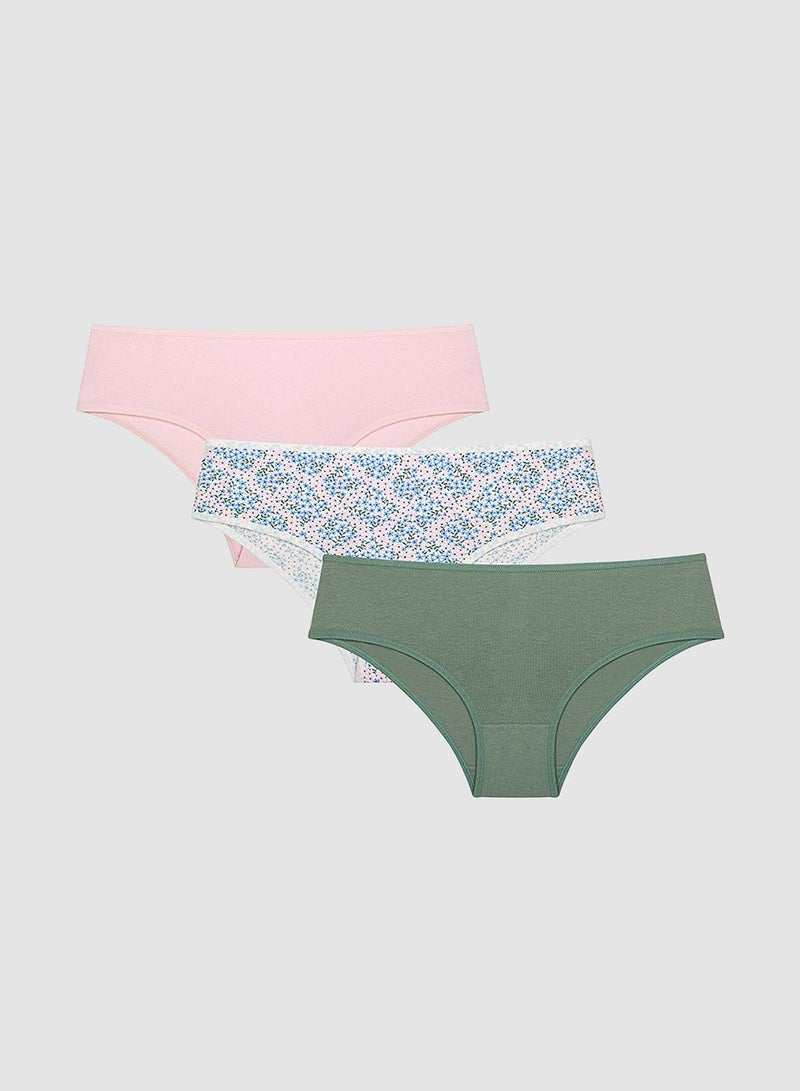 Penti Sweet Bouquet Cover Slip Panties - Pack Of 3 - Image 1