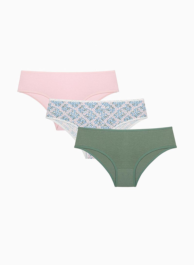 Penti Multicolour Sweet Bouquet Cover Slip Panties - Pack of 3 - Image 1