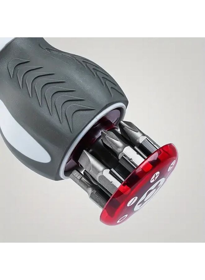 مجموعة مفك براغي عالمية ذات مقبض دوار متعدد الزوايا، قطعتان، أداة سريعة ثنائية الاتجاه - Image 5