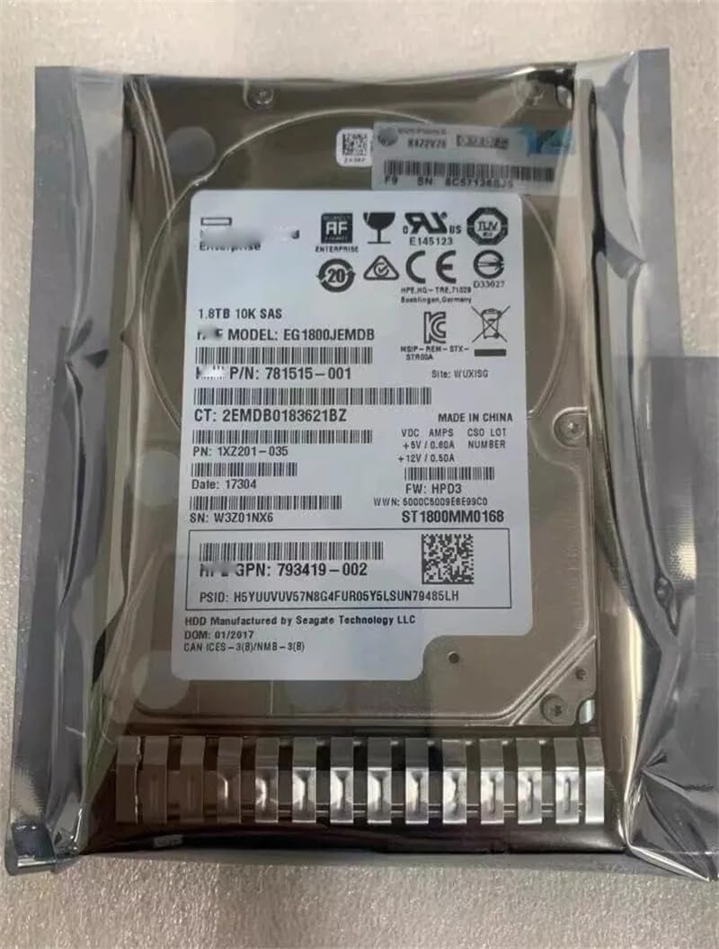 Compatible for 791034-B21 791055-001 768789-001 1.8TB 10K RPM 12Gb/s 2.5" SAS HDD Hard Drive - Image 2
