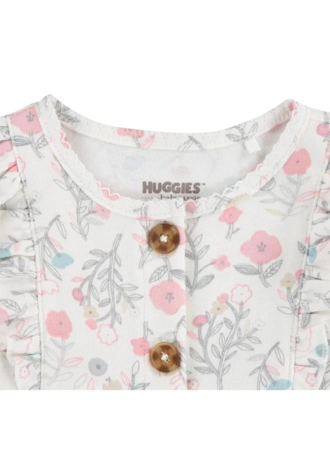 HUGGIES BUTTON FRONT COVERALL