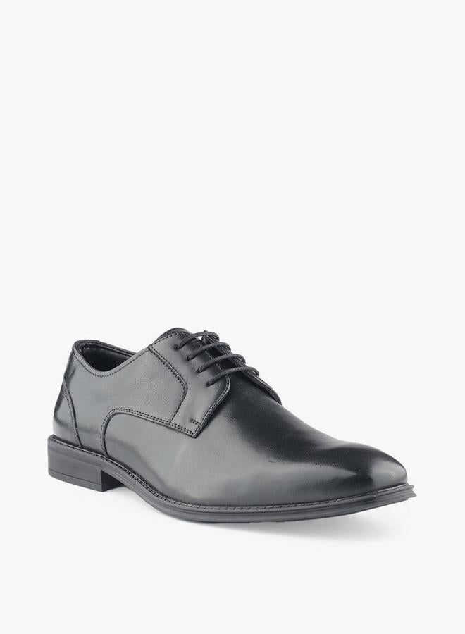 LBL by Shoexpress Men Lace-Up Leather Derby Shoes - Image 2