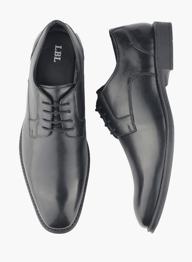 LBL by Shoexpress Men Lace-Up Leather Derby Shoes - Image 1
