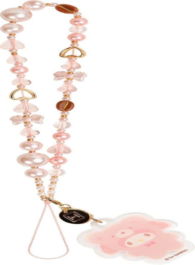 أي فيس سوار معصم iFace Hello Kitty and Friends المزين بالخرز [سلسلة Latte Bear] - سوار معصم لطيف للهواتف المحمولة والكاميرا والمفاتيح وأجهزة AirPods - My Melody - Image 1