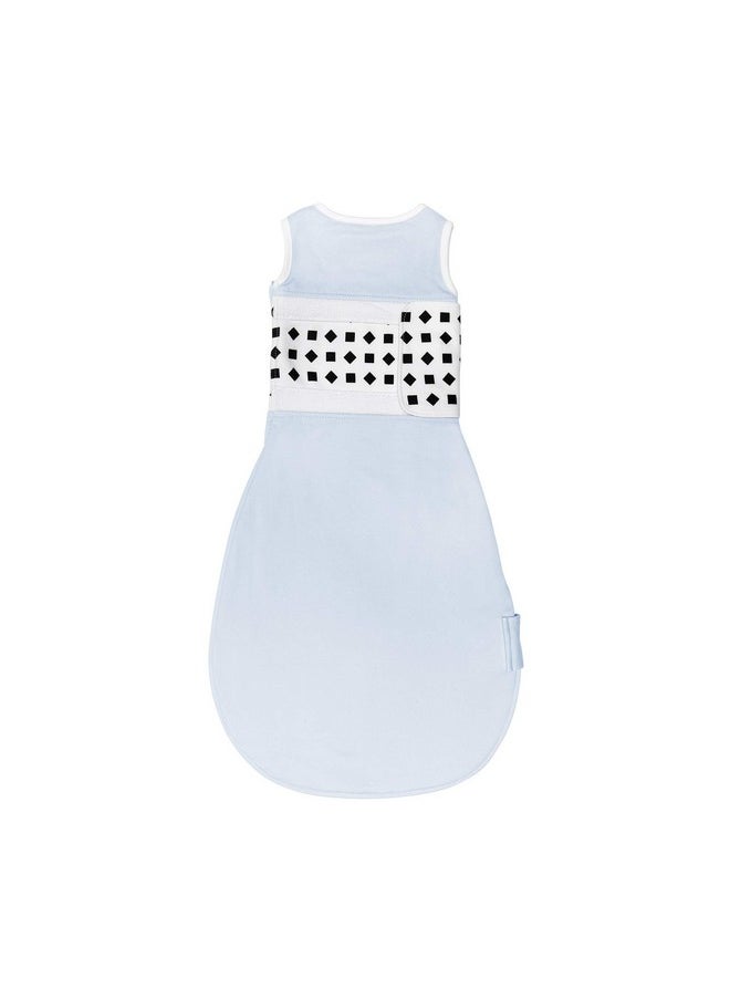 Nanit - Nanit Breathing Wear Sleeping Bag 100% Cotton Baby Sleep Sack Works With Nanit Pro Baby Monitor To Track Breathing Motion Sensorfree Realtime Alerts Size Small 36 Months Powder Blue - Image 1