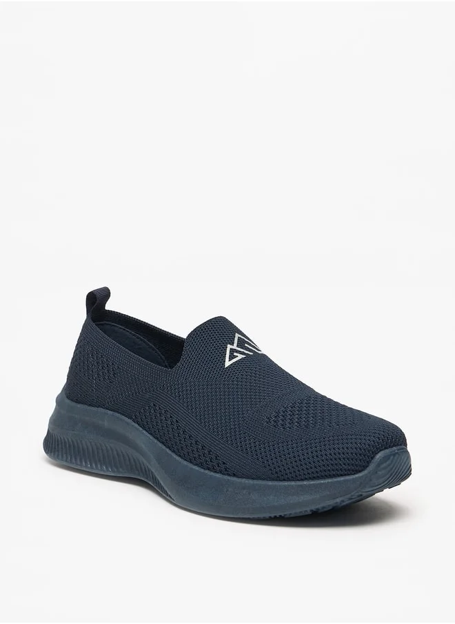 Oaklan by Shoexpress Mesh Textured Slip-On Sports Shoes