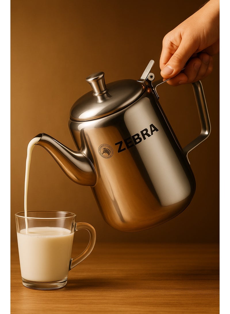 ZEBRA 📌 Zebra Stainless Steel Coffee & Tea Pot (Bukraj) – Timeless Elegance |1//1.5//2//2.5  Liters - Image 4
