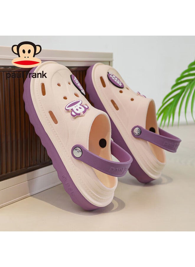 Paul Frank Paul Frank Crocs-style Shoes, Casual Sandals For Men, Comfortable Beach Shoes, Outdoor Closed-toe Slippers For Women, 65710, Pink, Size 40-41 - Image 5
